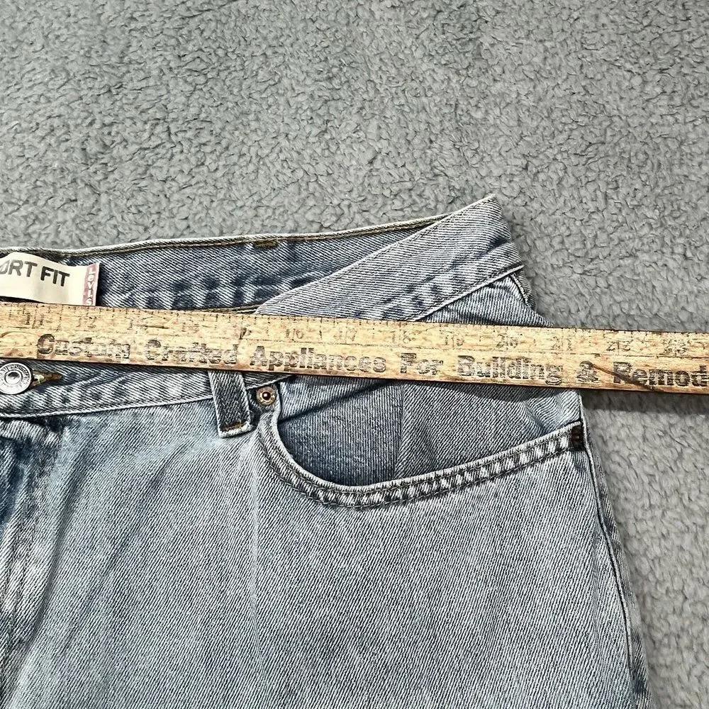 Levi's 560 Blue‎ Jeans Mens 42x29 Comfort Fit Loose Baggy Tapered Leg Distressed